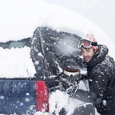 Grattoir à glace, pelle à neige, outil de dégivrage de pare-brise, outil de déneigement de voiture en hiver, vitre de voiture