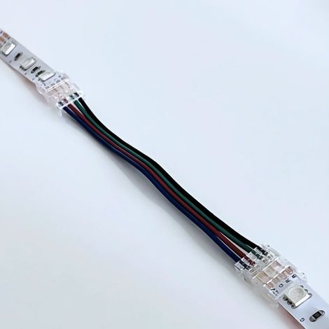 Connecteur Double pour Ruban LED RGB 10mm IP20 - SILAMP