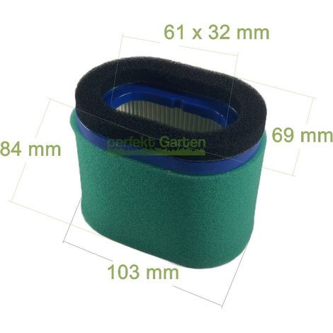 filtre à air pour moteurs Briggs & Stratton B&S Quantum série 123600 5,5 et 6,5 CV (1/4)