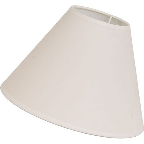 Abat-jour conique beige Hauteur 17,5 cm