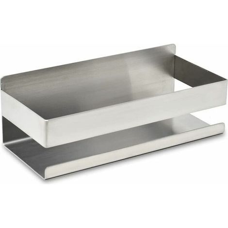 Bathroom shelf for shampoo and shower gel Chrome shower storage Shower shelf without drilling Suction cup shower holder Silver shower soap holder