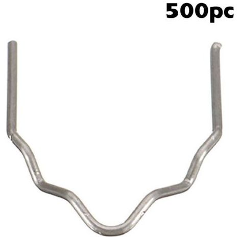 Pair - Machine à souder le plastique pour pare-chocs de voiture, 500 pièces, soudeurs à fil, goujons, apparence, réparation, Standard, vagues pré-découpées, agrafe (1/5)
