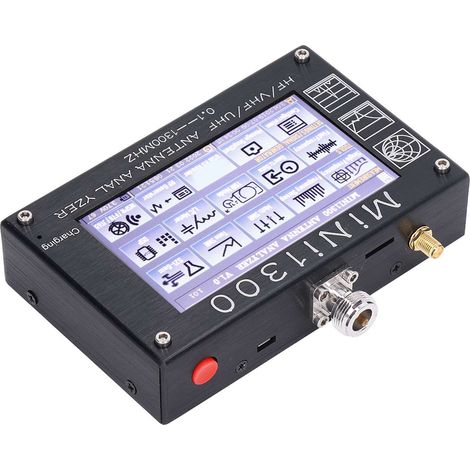 Antennenanalysator mit 4,3-Zoll-LCD-Display, 0,1–1300 MHz, HF, VHF, UHF, Vektornetzwerkanalysator (1/5)