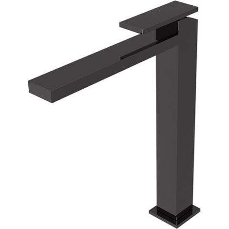 Mitigeur lavabo haut monotrou Chromé Noir Tabula - CRISTINA ONDYNA TA22272 (1/2)