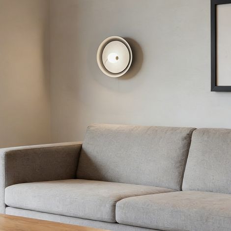 Lampe Murale Moderne Réglable et Magnétique - Forme Ronde 35cm, Ampoule G9 - Éclairage Salon/Chambre/Couloir (lumière blanche) (1/5)