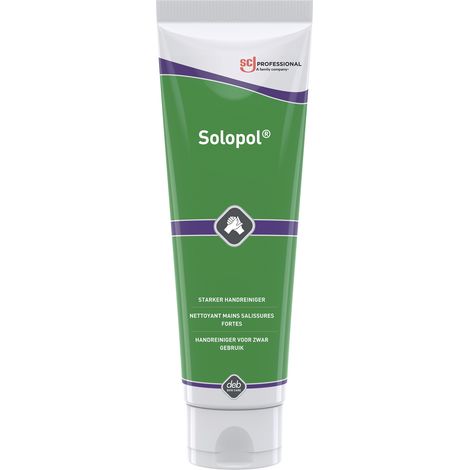 Pasta detergente per le mani Solopol 250ml con Aloe Vera, senza sapone e senza solventi