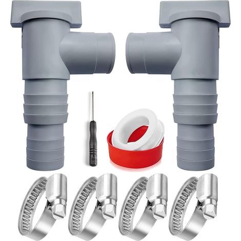 Valvola di intercettazione per piscina da 32 mm, kit di collegamento Bestway da 32 mm, valvola per piscina da 32 mm, accessorio di manutenzione per piscine fuori terra e pompe per piscine (1/5)