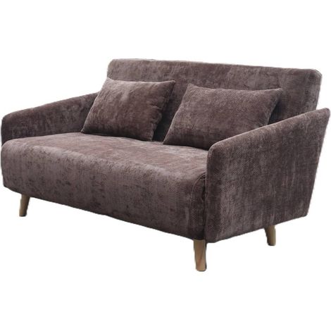 Divano letto milo a 2 posti, marrone - Atmosphera créateur d'intérieur (1/5)