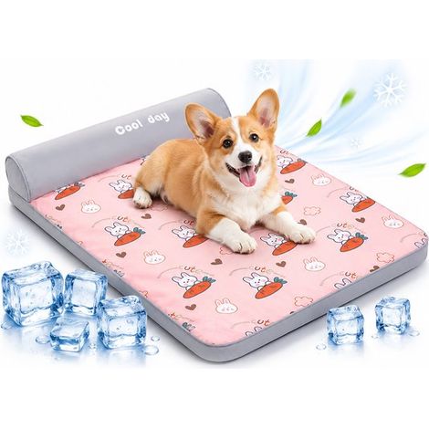 Tapis Rafraîchissant pour Chiens - S 45x35x4cm - Tapis Rafraîchissant pour Chien et Chat - Coussin Rafraîchissant Auto-Rafraîchissant pour Chien D'été (1/5)