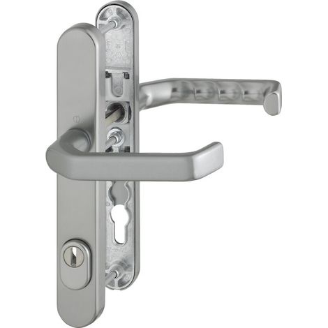 HOPPE® Schutz-Drückergarnitur mit Schmalschild Liverpool 1313G/3359ZA/3357N, Aluminium, 2895611 (1/3)