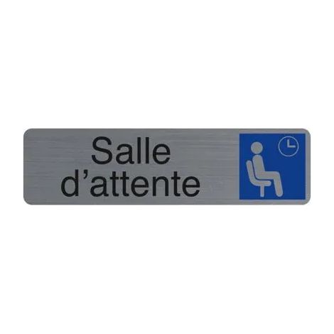 Cartello adesivo exacompta 67167E autoadesivo alluminio spazzolato