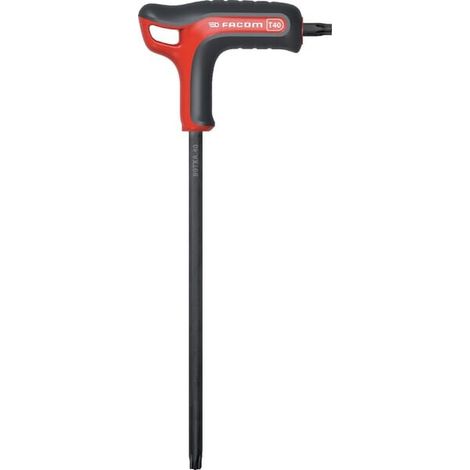 Facom 89txa.40 chiave Torx con impugnatura, Rosso/Nero, T 40