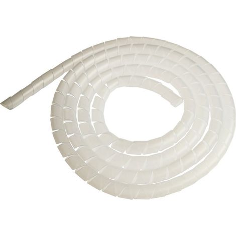 POLY POOL - PP8075.7 Raccogli Cavi Spiralato Flessibile - Raccoglicavi Lunghezza 2 Metri Diametro 15 mm - Raccoglicavo Spiralato Trasparente Made in Italy