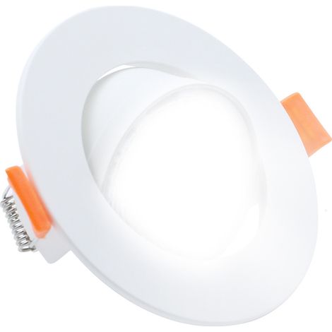Faretto incasso orientabile bianco Ø9cm LED 7W CCT (1/5)