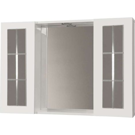 Savini Specchiera Inglesina - Bianco Laccato - 91x16x63.5 cm