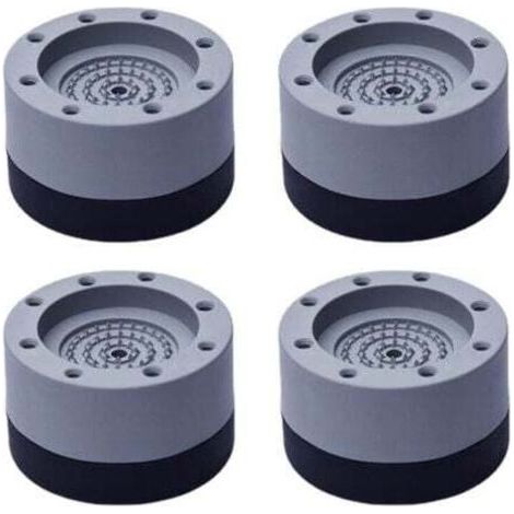 [JAMAIS UTILISÉ]  4 Pièces Patins Anti Vibration, Pieds en Caoutchouc pour Machine à Laver Coussinets Pied de Machine à Laver Tampon Anti-vibration, pour machine à laver et sèche-linge (augmentation d (1/4)