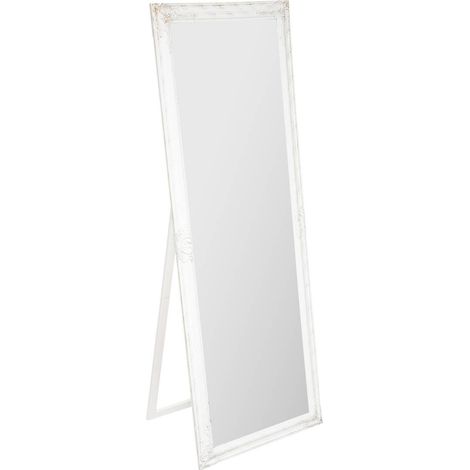 Standspiegel - Holz - weiß 62x172 cm (1/3)
