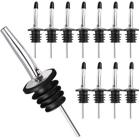 12Pcs Verseurs en acier inoxydable, Bec Verseur Conique Bouteille (1/5)