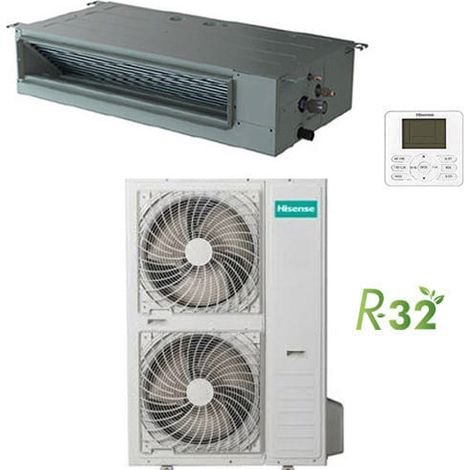 Climatizzatore Condizionatore Hisense Canalizzabile R32 48000 BTU AUD140UX4REH8 INVERTER Classe A++/A+