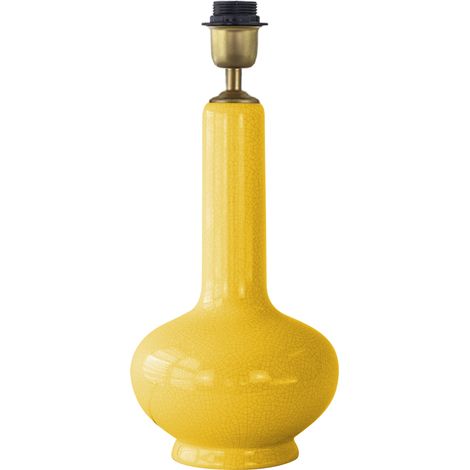 Pie de Sobremesa de Cerámica Amarilla Serie Bell II