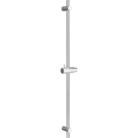 Duschregal und -aufbewahrung, 70 cm lange Duschstange in Bronze, Duschstange mit 360° verstellbarer Duschkopfhalterung und variablen Wandbefestigungen passend für Löcher