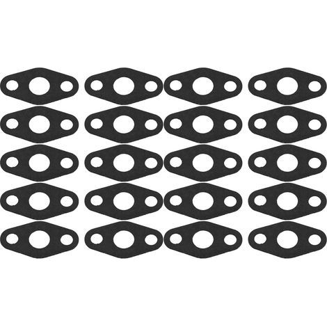 20 pièces Turbo joint de vidange d'huile turbocompresseur retour d'huile bride d'alimentation jeu de joints pour T3 T4 turbocharge joint papier (1/5)