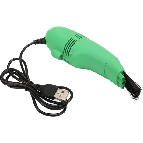 Mini aspirateur à poussière d'ongles à pression négative et forte aspiration pour clavier, vert (1/5)