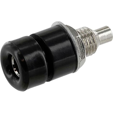 econ connect TB40SW Laborbuchse Buchse, Einbau Stift-Ø: 4 mm Schwarz 1 St. Bulk (1/3)