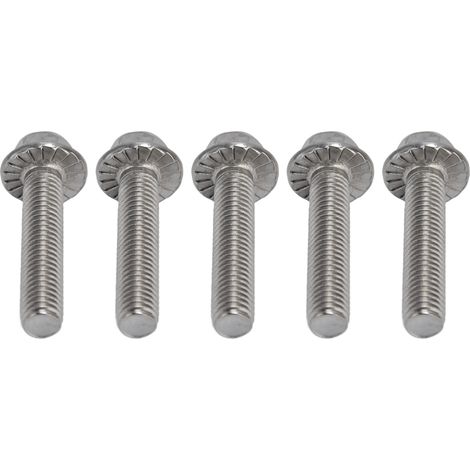 Vis à tête hexagonale M10x1.5 Acier inoxydable A2-70 avec joint étanche DIN 6921 - Lot de 20