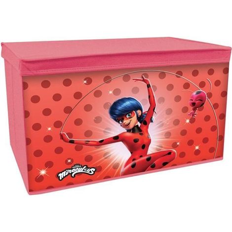 FUN HOUSE Miraculous Spielzeugtruhen - Faltbar - 55,5 x 34,5 x 34 cm - Für Kinder