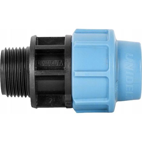 PE-NIPPEL-VERSCHRAUBKUPPLUNGEN GZ 40X11/2 FÜR WASSER