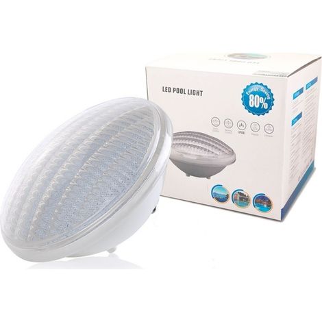 Bombilla de piscina LED PAR56 Color Blanco Frío 35W con 441 LEDs (1/4)