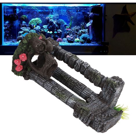 Décoration Aquarium Résine Colonne Romane pour Aquariophilie et Terrarium Tortue - AUTRES (1/5)
