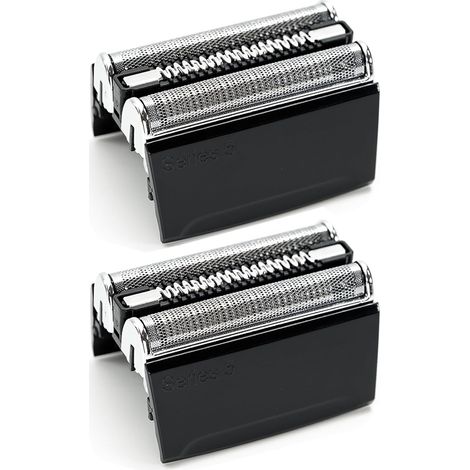 Tête de remplacement 52B compatible avec la Série 5 – Grille et bloc-couteaux de rechange 52B (Wet & Dry) pour rasoirs électriques Braun S5, 5020, 5020S, 5030, 5030S, 5035, 5035S, 5040, 5040S, 5050(2P (1/5)