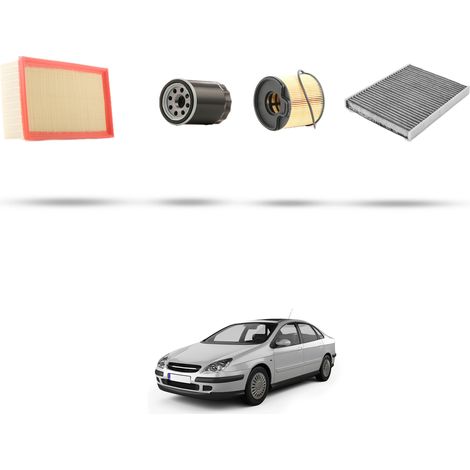 Kit tagliando 4 filtri compatibile con Citroen C5 2.0 hdi 79kw dal 2000 (1/5)