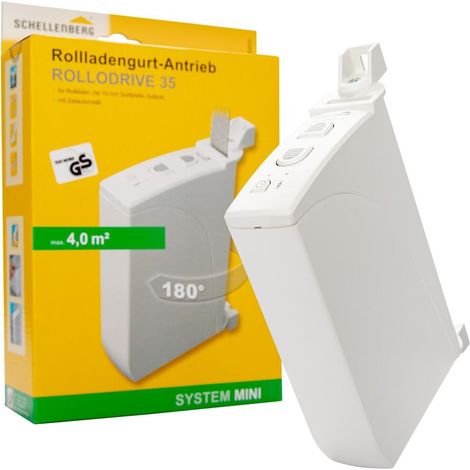 Rollodrive 35 Enrouleur de Sangle électrique pour volet Roulant, Forde de Traction 12 Kg, jusqu'à 4 m², pour Sangle de 14 mm (1/5)
