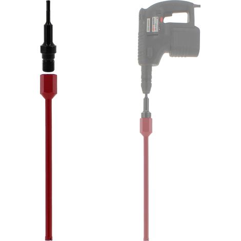 Gt Market – Couronne diamant Ø 20 mm – Adaptateur SDS-plus pour perceuse et perforateur – Forage rapide béton armé et granit – Longueur 400 mm (1/5)