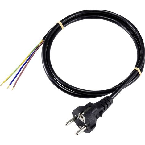 Sygonix SY-5178372 alimentation Câble de raccordement noir 5 m S609682 (1/2)