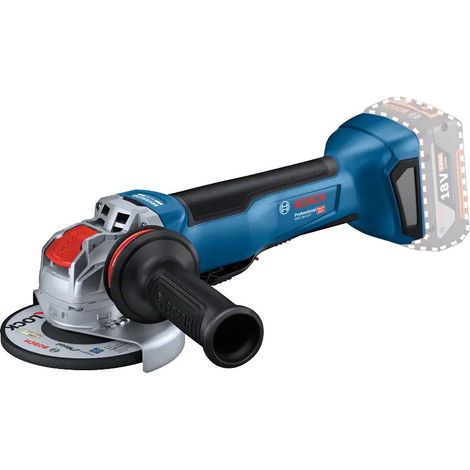 Bosch Professional 18V System GWX 18V-10 P - Amoladora angular a batería (Brushless, X-LOCK, Ø 125 mm, 9000 rpm, interruptor PROtection, X-Brake)