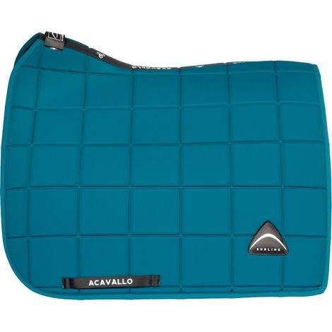 Acavallo Sottosella PETROL dressage tessuto tecnico a quadri Sublime (1/4)