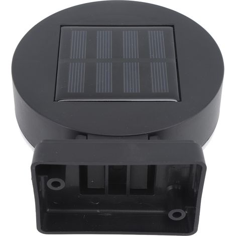 Lampe solaire murale étanche pour clôture extérieure, jardin, blanc chaud/froid, 2 modes (1/5)