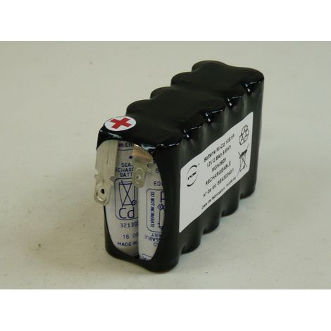 NX - Batterie NiCd 10xAA HT 10S1P ST2 12V 0.8Ah