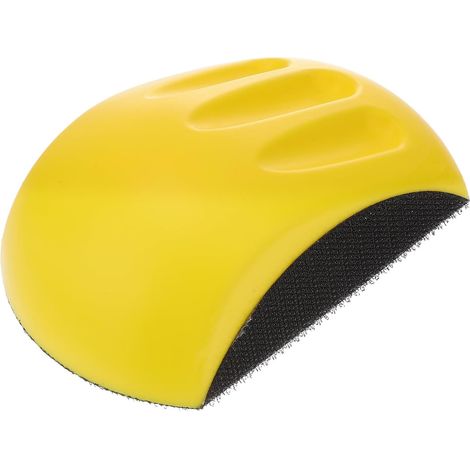 Disque De Polissage Manuel De 150 Mm Avec Bloc De Ponçage En Forme De Souris Compatible Avec Produits Abrasifs Pour Détails Automobile Et Menuiserie (1/5)