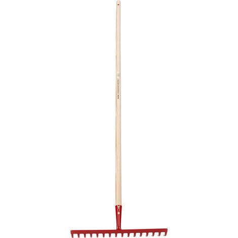 SHW Gartenrechen 16 Zinken mit Stiel (1/5)