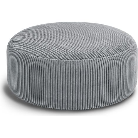 Fauteuil lazy oversize 6FT, bean bag mémoire de forme, adulte et ado, canapé rond doux housse déhoussable, petit salon cosy, chambre cocooning et dortoir (1/5)