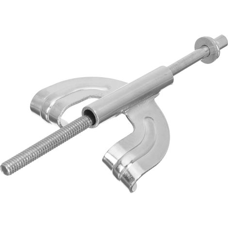 Accessoire pour Cerclage Batterie en Acier Argenté pour Inoxydable Connecteur Solide de Caisse Claire Design Léger et Utilisation Facile (1/5)