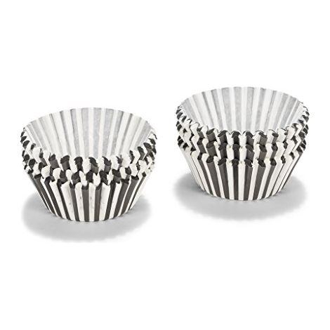 Patisse 01734 - Carta da Forno per Cupcake, 5 cm Circa, Colore: Bianco/Nero (1/2)