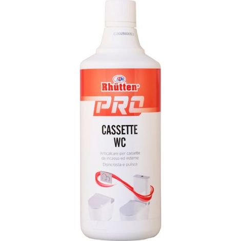 ANTICALCARE SPECIFICO PER CASSETTE WC DA 1 LITRO DI RHUTTEN