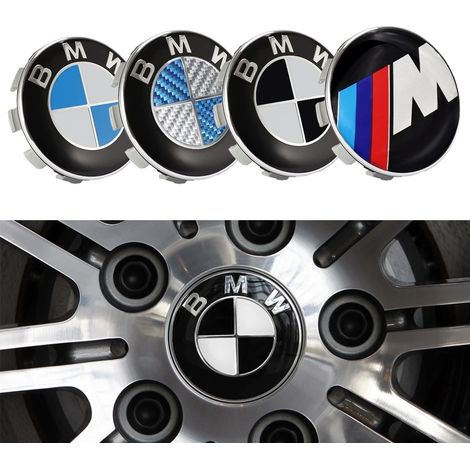 Enjoliveurs centraux BMW / Emblème de moyeu de roue - Lot de 4[NX] (1/5)