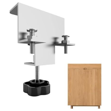 Loquet de porte d'armoire, fixation meubles – multifonction pour bois, meubles, étagères, placards, placards Blanc - (1/5)